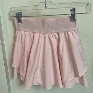 Light pink lululemon court ribs skirt